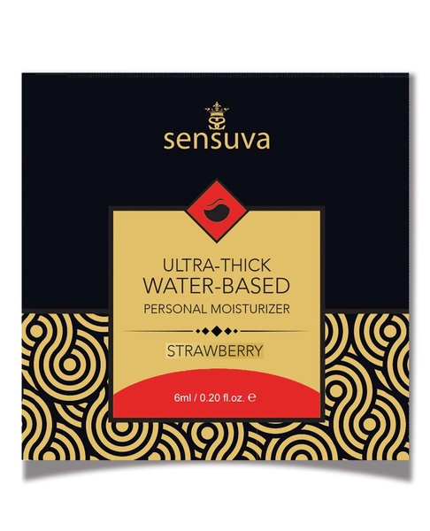 Пробник Sensuva - Ultra–Thick Water-Based Strawberry (6 мл) , SO3383 SO3383 фото