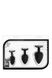 Набір анальних пробок LUXE BLING PLUGS TRAINING KIT WHITE GEMS , T330854