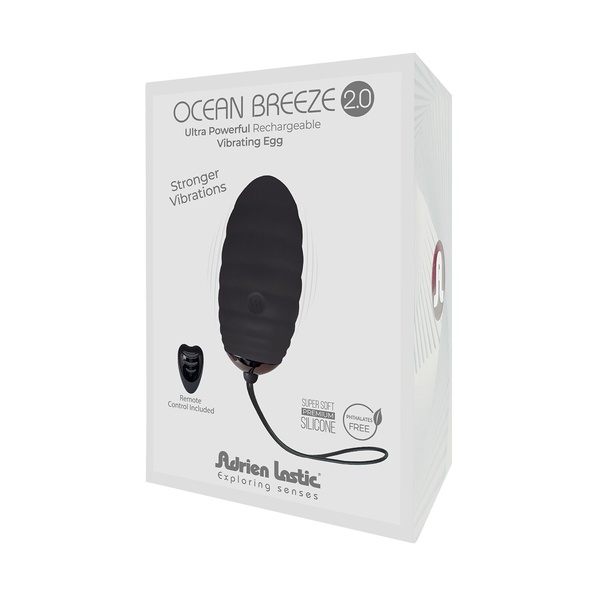 Виброяйце Adrien Lastic Ocean Breeze 2.0 Black , SO7030 SO7030 фото