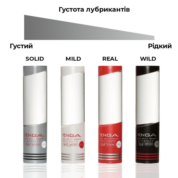 Густой лубрикант Tenga Hole Lotion Mild (170 мл) на водной основе, универсальный TLH-001 TLH-001 фото