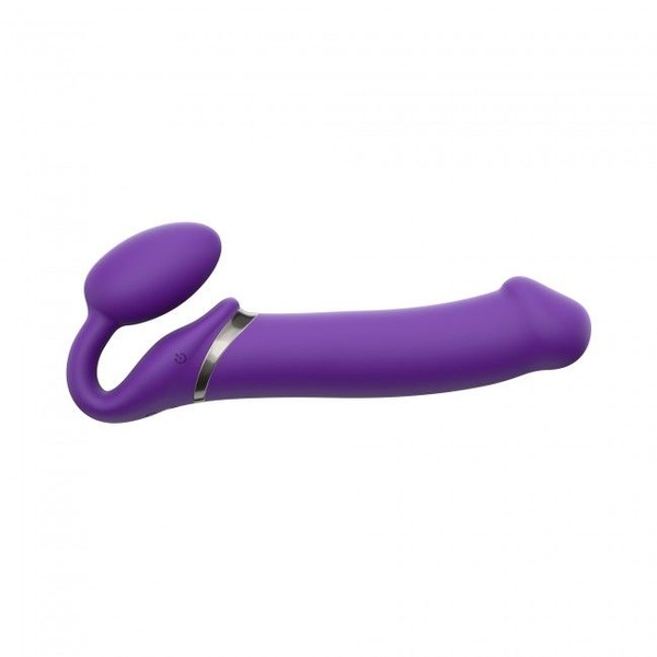 Безремневой страпон с вибрацией Strap-On-Me Vibrating Violet XL, диам. 4,5см, пульт ДУ, регулируемый SO3827 SO3827 фото