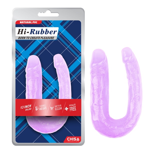 CH37861 фалоімітатор подвійний Chisa 13 Inch Dildo Purple Chisa , CH37861