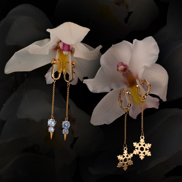 Прикраси для клітора та статевих губ non-pierced clitoral jewelry dangle with snowflake UPKO, U63326