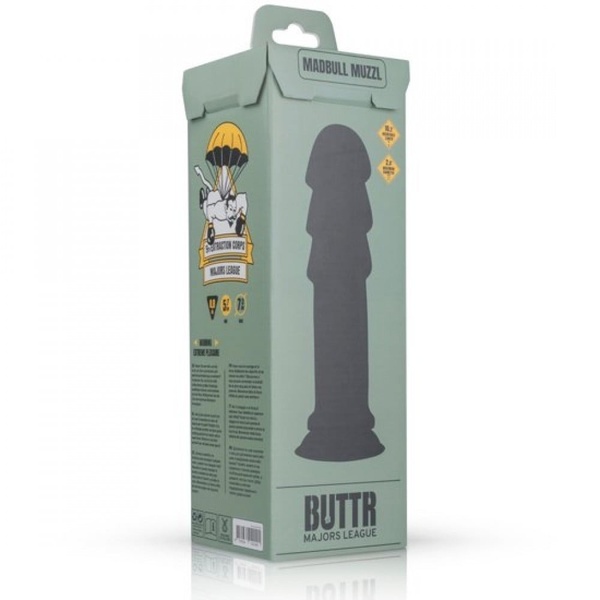 Великий анальна пробка Buttr MadBull Muzzl Dildo, BT400421