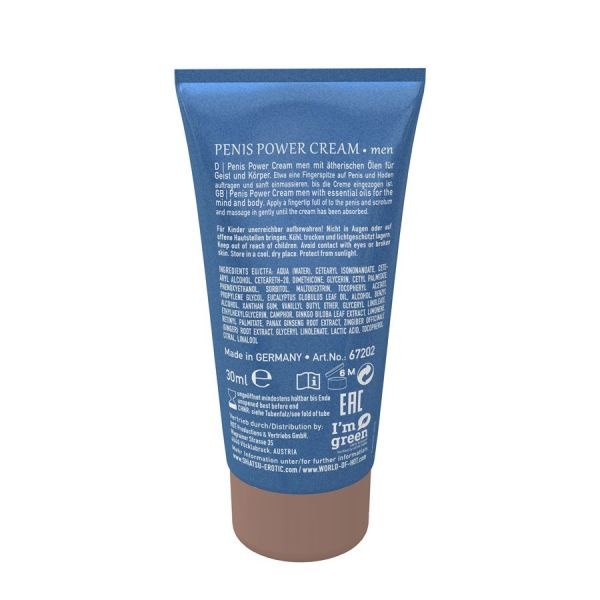 Возбуждающий крем для мужчин SHIATSU Power Cream, 30 мл , HOT67202