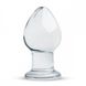 Пробка стекло прозрачная Gildo Glass Buttplug No. 26 , G60407