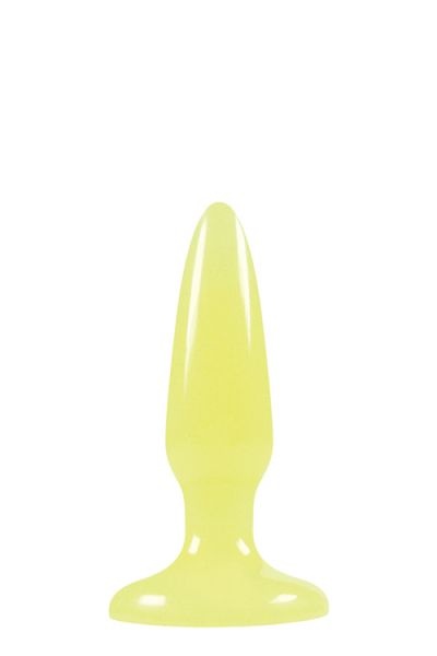 Анальна пробка FIREFLY PLEASURE PLUG MINI YELLOW , T280340