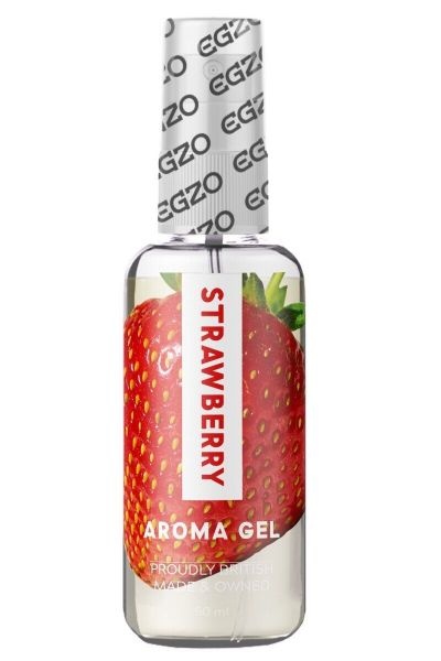 Їстівний гель-лубрикант EGZO AROMA GEL-полуниця, 50 мл , 461185