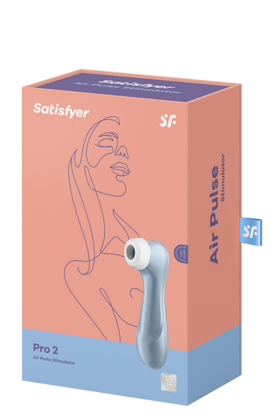 Вакуумный клиторальный стимулятор SATISFYER PRO 2 GENERATION 2 BLUE , T360417