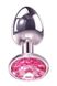 Анальна пробка, мала A&E PINK GEM ANAL PLUG SMALL , T840424