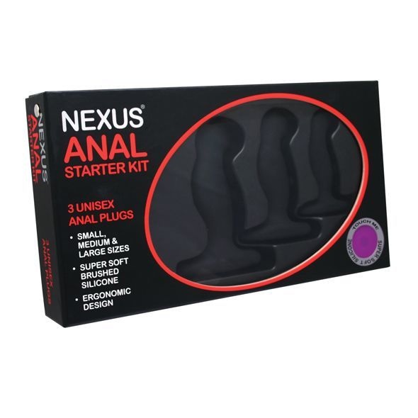 Набор массажеров простаты Nexus Anal Starter Kit Черный SO3841 SO3841 фото