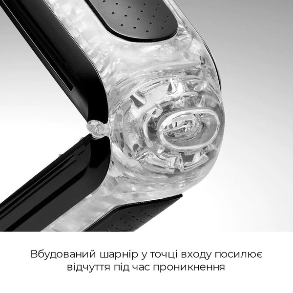 Мастурбатор Tenga Flip Zero Black, изменяемая интенсивность стимуляции, раскладной Прозрачный SO2009 SO2009 фото