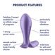 Анальная смарт-пробка с вибрацией Satisfyer Intensity Plug Purple SO8626 SO8626 фото 6