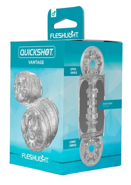 Мастурбатор Fleshlight Quickshot Vantage, компактный, отлично для пар и минета F19914 F19914 фото