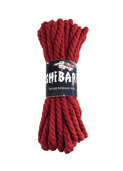 Бавовняна мотузка для шібарі Feral Feelings Shibari Rope, 8 м червона , SO4003 SO4003 фото