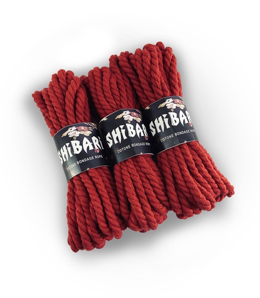 Хлопковая веревка для Шибари Feral Feelings Shibari Rope, 8 м красная SO4003 SO4003 фото