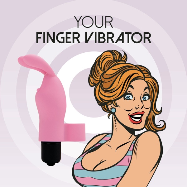 Вибратор на палец FeelzToys Magic Finger Vibrator Pink SO4434 SO4434 фото