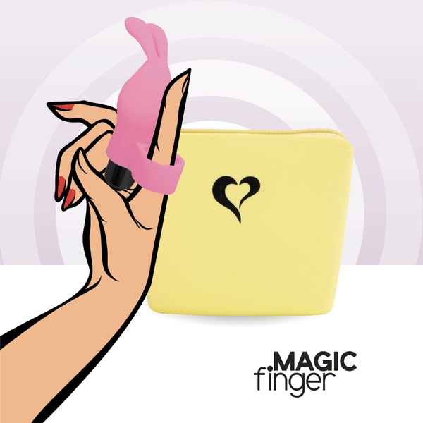 Вібратор на палець FeelzToys Magic Finger Vibrator Pink , SO4434 SO4434 фото