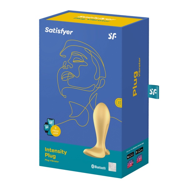 Анальна смарт-пробка з вібрацією Satisfyer Intensity Plug Gold , SO8627 SO8627 фото