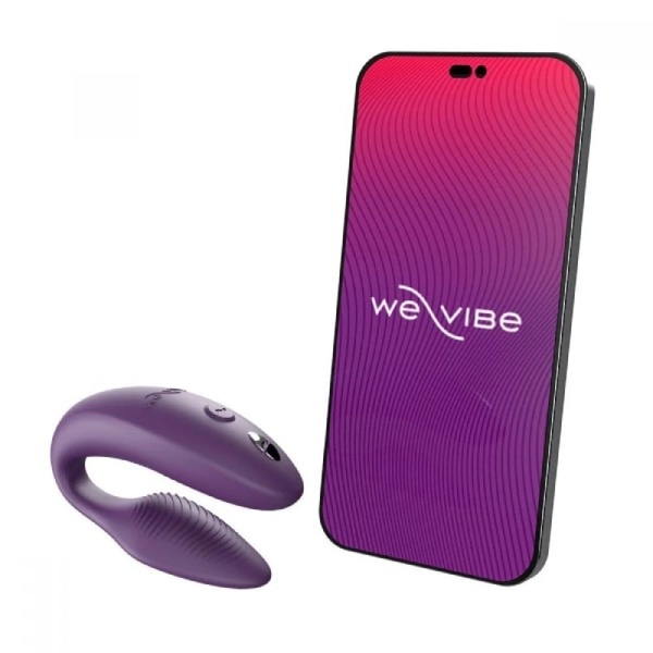 Інноваційний смарт-вібратор We Vibe Sync 2 Purple для пари, фіолетовий, W44111