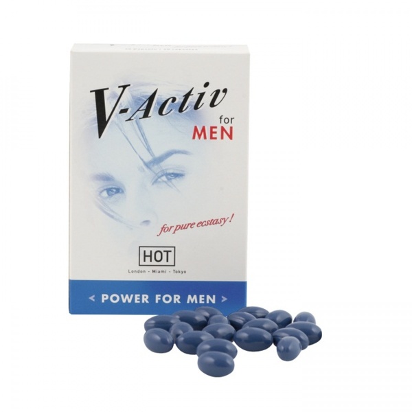 Капсули для потенції HOT V-Activ Caps for men 20 шт LMOHOT44530 фото