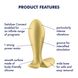 Анальна смарт-пробка з вібрацією Satisfyer Intensity Plug Gold , SO8627 SO8627 фото 6