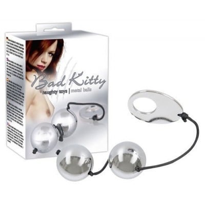 Металлические вагинальные шарики Bad Kitty Metal Love Balls , 520284 Ю/