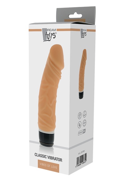 Вібромасажер PURRFECT SILICONE CLASSIC 6.5 INCH, FLESH , DT20780