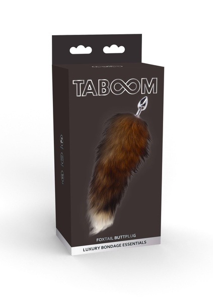 Анальный хвост с металлической пробкой Foxtail Buttplug TABOOM , T17137