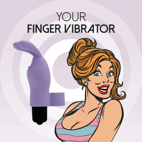 Вибратор на палец FeelzToys Magic Finger Vibrator Purple SO4435 SO4435 фото