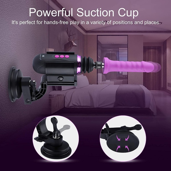 Міні секс-машина Hismith Mini Capsule Sex-Machine with Strong Suction Cup, потужна, перезаряджувана , SO6197 SO6197 фото