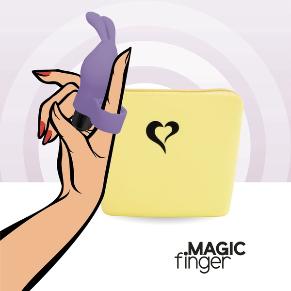 Вібратор на палець FeelzToys Magic Finger Vibrator Purple , SO4435 SO4435 фото