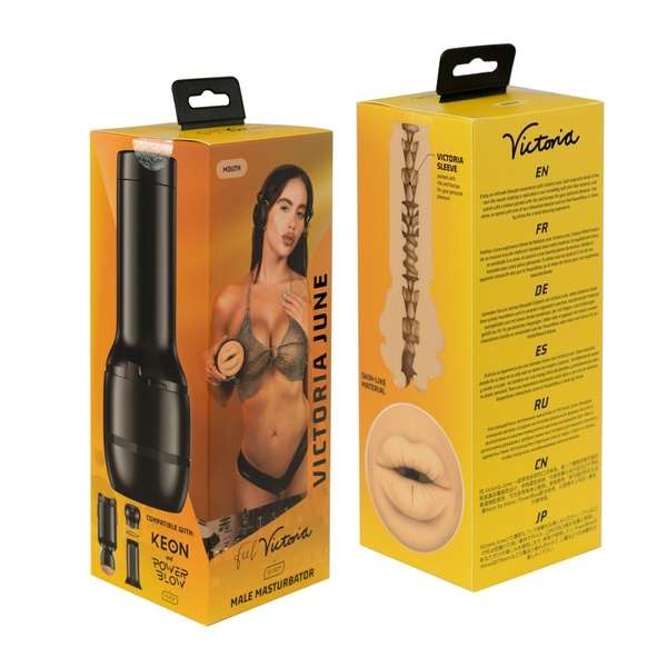 Мастурбатор Kiiroo Feel Victoria June Mouth Stroker PBC сумісний з PowerBlow та Keon , SO9361 SO9361 фото