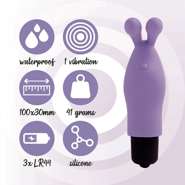 Вібратор на палець FeelzToys Magic Finger Vibrator Purple , SO4435 SO4435 фото