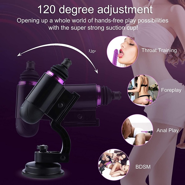 Міні секс-машина Hismith Mini Capsule Sex-Machine with Strong Suction Cup, потужна, перезаряджувана , SO6197 SO6197 фото