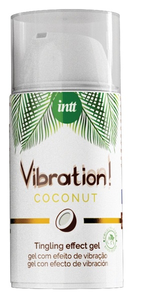 Рідкий вібратор Intt Vibration Coconut Vegan (15 мл) , SO5972 SO5972 фото