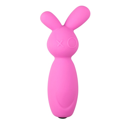 Міні-вібратор для клітора Vibrating Mini Bunny, 8 см х 2 см, ET103PNK