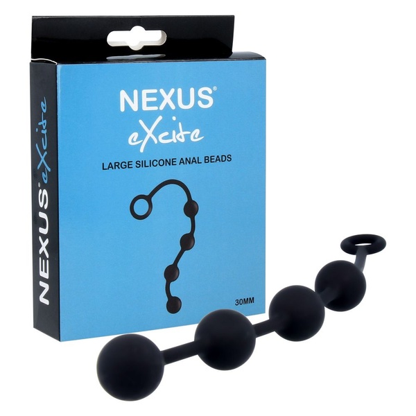 Анальні кульки Nexus Excite Large Anal Beads, силікон, макс. діаметр 3 см , SO3843 SO3843 фото