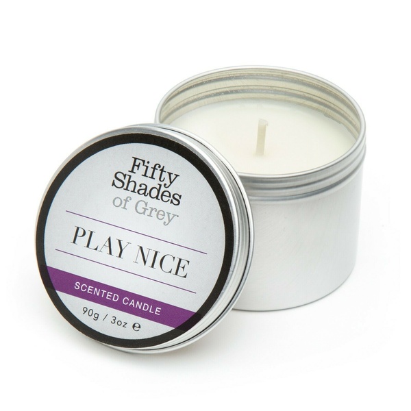 Ароматична свічка Fifty Shades of Gray Nice Vanilla Candle з ароматом ванілі, 90 г , FS80173