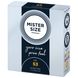 Презервативи Mister Size - pure feel - 53 (3 condoms), товщина 0,05 мм , SO8034