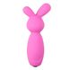 Міні-вібратор для клітора Vibrating Mini Bunny, 8 см х 2 см, ET103PNK