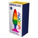 Силиконовая анальная пробка Wooomy Hiperloo Silicone Rainbow Plug L, диаметр 3,9 см, длина 13,1 см Радуга SO7434 SO7434 фото 3