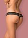 Стринги с интимным вырезом Obsessive Shibu crotchless thong black S/M , 410116