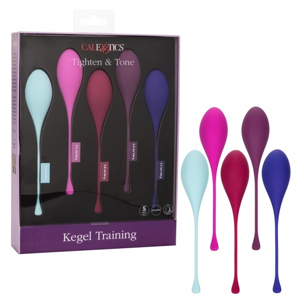 Набір вагінальних кульок California Exotics Kegel Training 5-Piece Set, CE13538