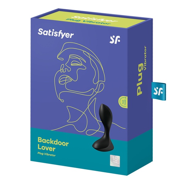 Анальна вібропробка Satisfyer Backdoor Lover Black , SO5440 SO5440 фото