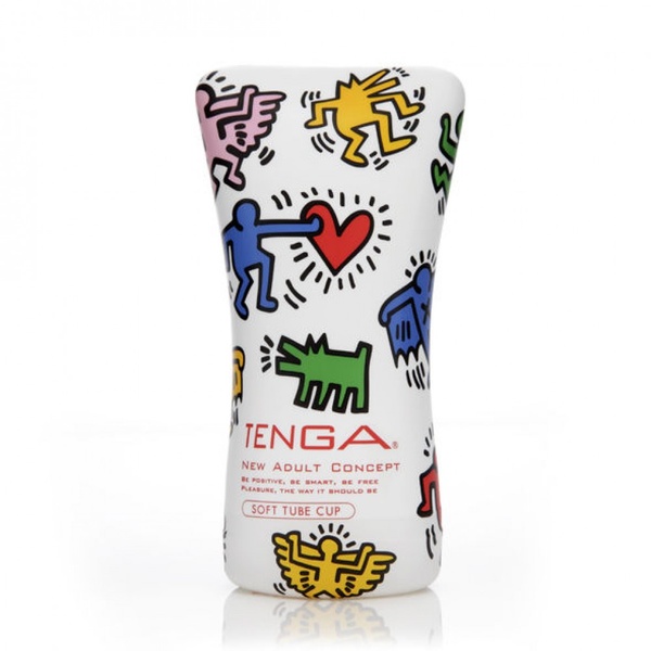 Мастурбатор Tenga Keith Haring Soft Tube Cup 15,5 x 6,9 см , TN73378