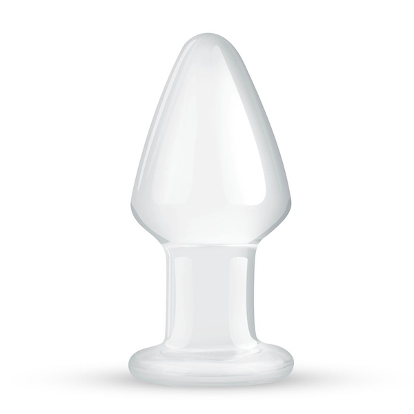 Скляна анальна пробка Gildo Glass Buttplug No. 25 , SO4416 SO4416 фото