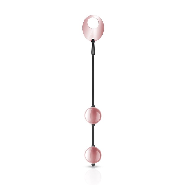 Металлические вагинальные шарики Rosy Gold - Nouveau Kegel Balls, масса 376 г, диаметр 2,8 см SO4594 SO4594 фото