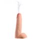 Фалоімітатор з еякуляцією Squirting Dildo реалістичний, беж, 20.3 см х 4.8 см, 30658