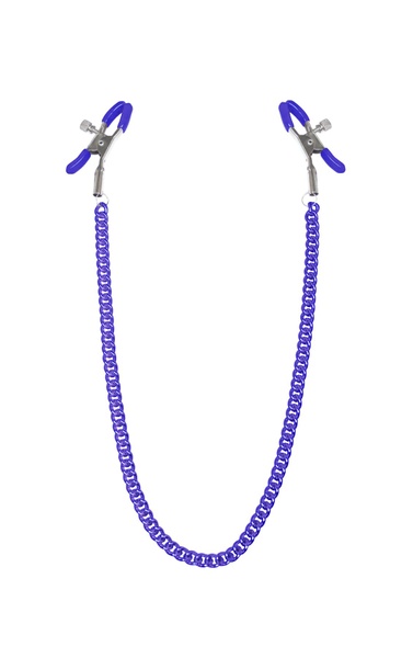 Затискачі для сосків з ланцюжком Feral Feelings Nipple clamps Classic, фіолетовий SO3790 фото
